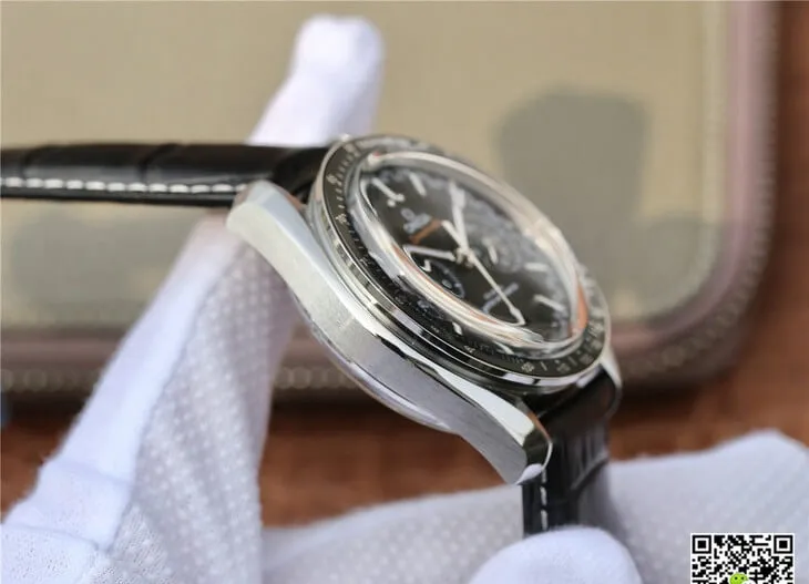 Omega Speedmaster Racing Chronograph 329.33.44.51.01.001 OM Factory 1:1 Best Edition Replica Watch Black Strap